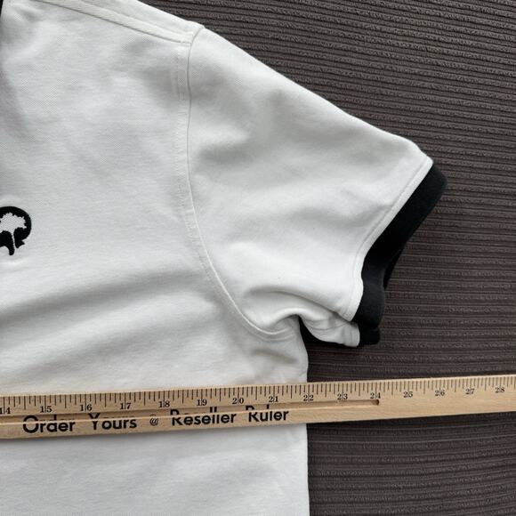 Outdoor Afro X REI Co-op Polo Shirt Men Large White Black Cotton Golf Tennis. - Picture 4 of 9